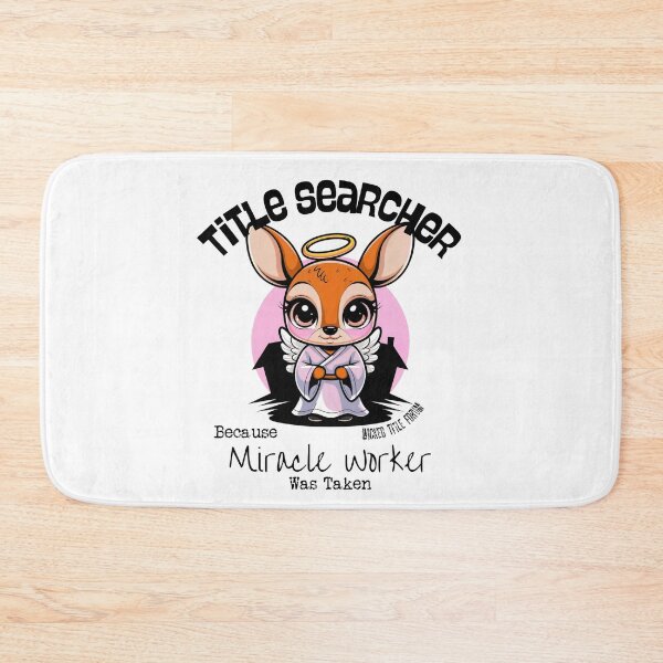 Item preview, Title Searcher Because Miracle Worker Was Taken - Angel Deer designed and sold by Wicked Title.