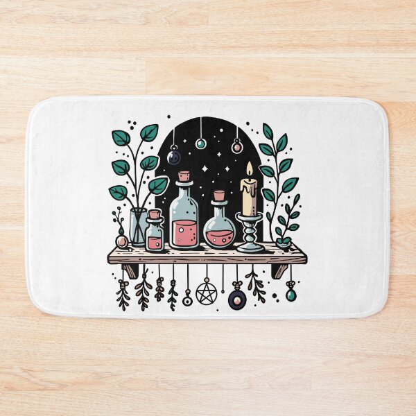 Item preview, Apothecary Shelf: Potions and Mystical Herbs designed and sold by lavavamp.
