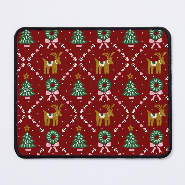 Item preview, Checkered Christmas motif designed and sold by Amilia Korre.