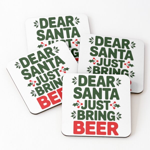 Item preview,  Dear Santa Just Bring Beer  designed and sold by Hotshots Design.