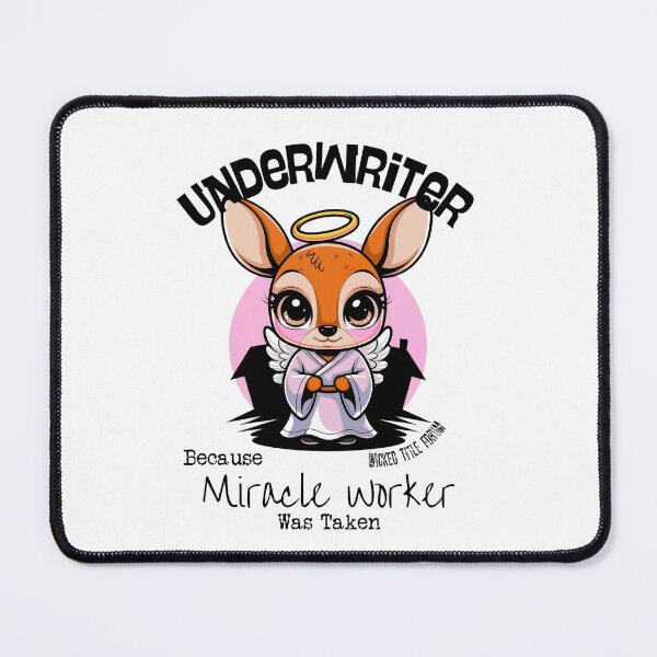 Item preview, Underwriter Because Miracle Worker Was Taken - Angel Deer designed and sold by Wicked Title.