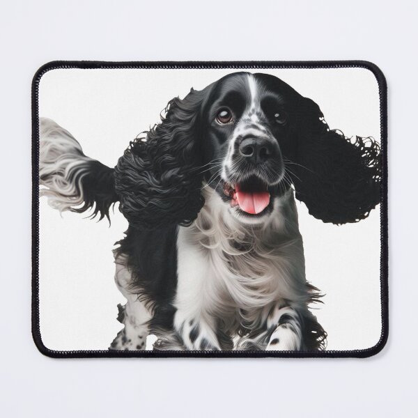 Item preview, Black and White Cocker Spaniel designed and sold by HappyDogPark.