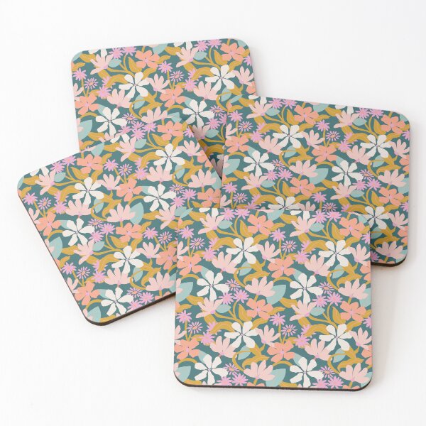 Item preview, Boho flower collage designed and sold by Botanical Cat.