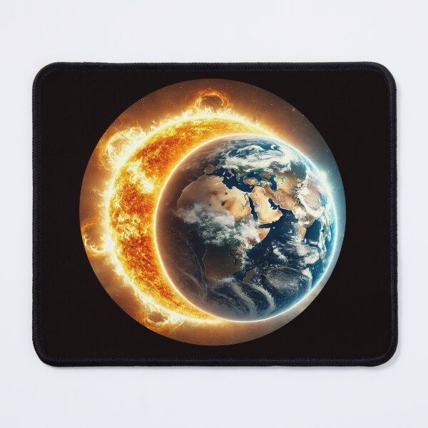 Item preview, Sun-Earth Eclipse Art designed and sold by bunny925.
