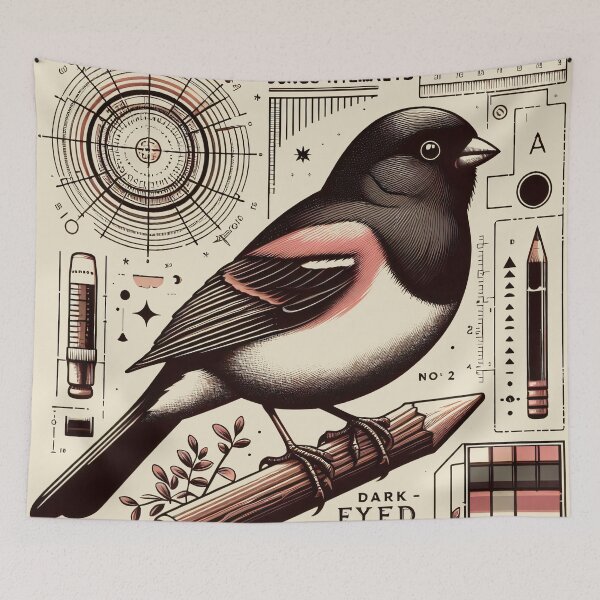 Item preview, Dark-Eyed Junco 2 designed and sold by theAVIARY7.