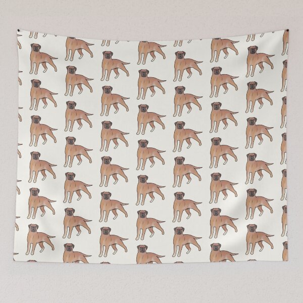 Item preview, Cute Bullmastiff art designed and sold by Artofmayara.