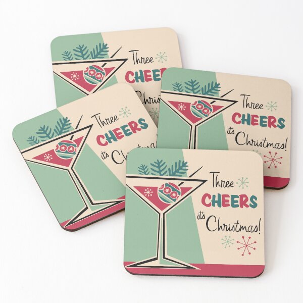 Item preview, Three Cheers, It's Christmas ! designed and sold by PopShopDesignFR.