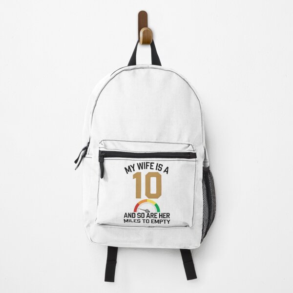 Item preview, My Wife Is A 10 And So Are Her Miles To Empty - Funny Gitf For husbands who love their "10/10" wife with a sense of humor about her driving habits. designed and sold by Zyziowsky.