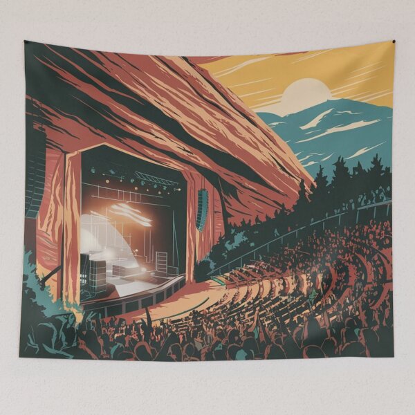 Item preview, Denver Vintage Travel Poster designed and sold by TravelerRat.
