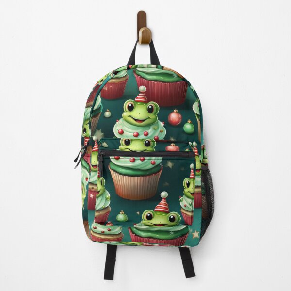 Item preview, Frogy Feast: A delicious pattern featuring cupcakes topped with Frogs designed and sold by Grang Art Artistic Designs.