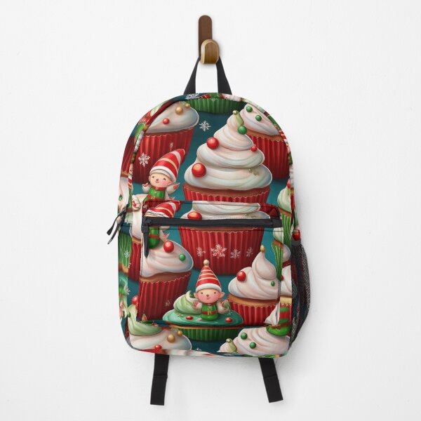 Item preview, Cheeky Elves Bakery: A delicious pattern featuring cupcakes topped with Cheeky Elves designed and sold by Grang Art Artistic Designs.