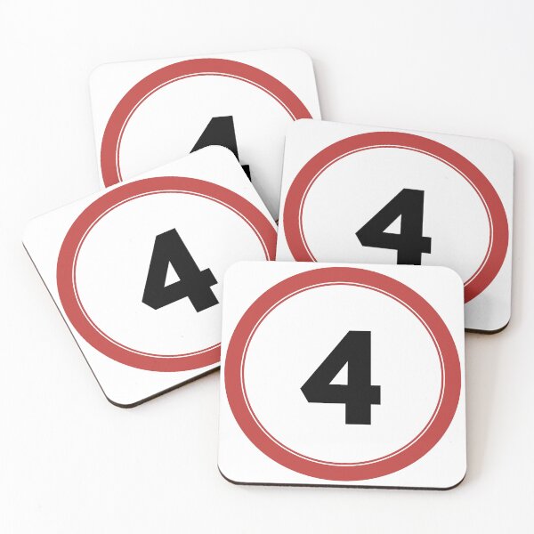Item preview, Speed limit 4, happy 4 year anniversary designed and sold by Wolagno.