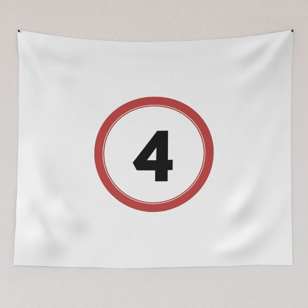 Item preview, Speed limit 4, happy 4 year anniversary designed and sold by Wolagno.