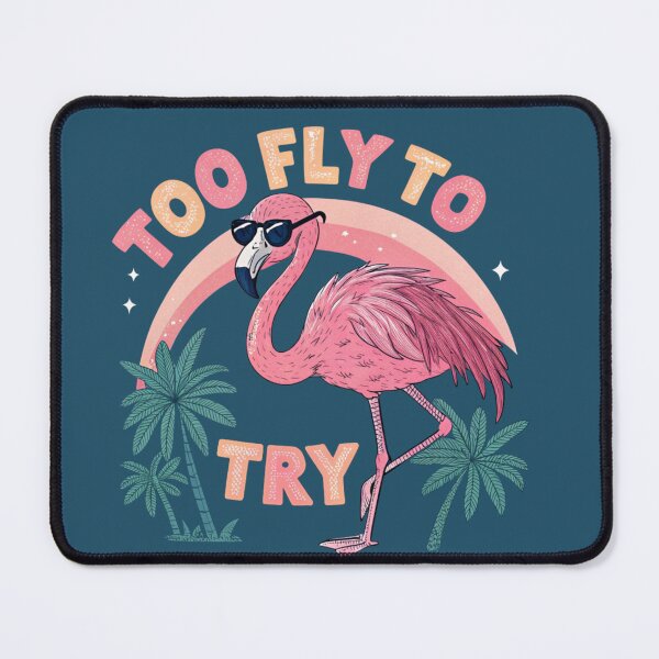 Item preview, Too Fly To Try Flamingo designed and sold by Lydyb-creations.