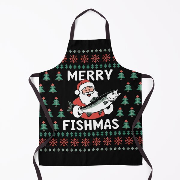 Item preview, Fisherman Funny Christmas Pajama Merry Fishmas Ugly Fishing designed and sold by Hotshots Design.
