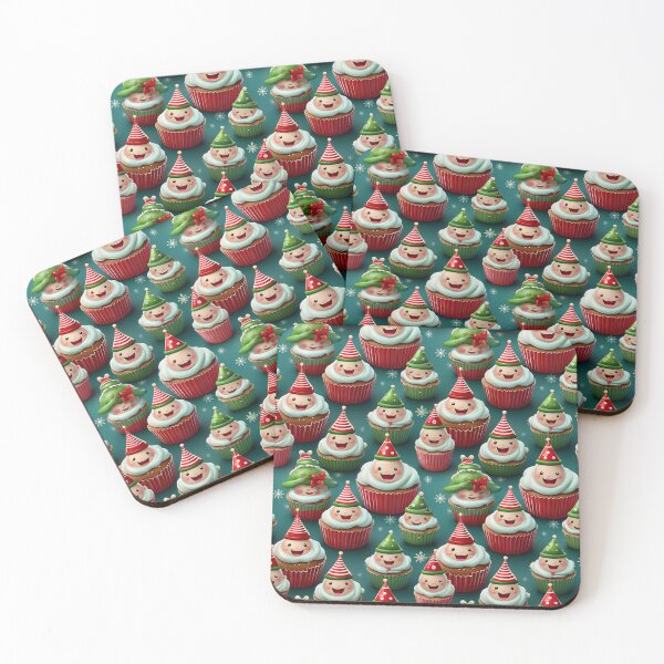 Item preview, Happy Cupcake Feast: A delicious pattern featuring cupcakes topped with Heaps of Fun designed and sold by Grang Art Artistic Designs.