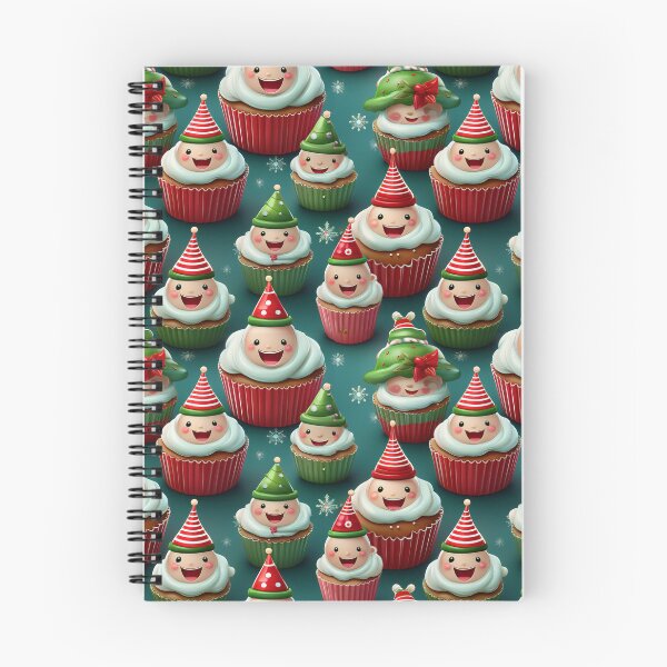 Item preview, Happy Cupcake Feast: A delicious pattern featuring cupcakes topped with Heaps of Fun designed and sold by Grang Art Artistic Designs.