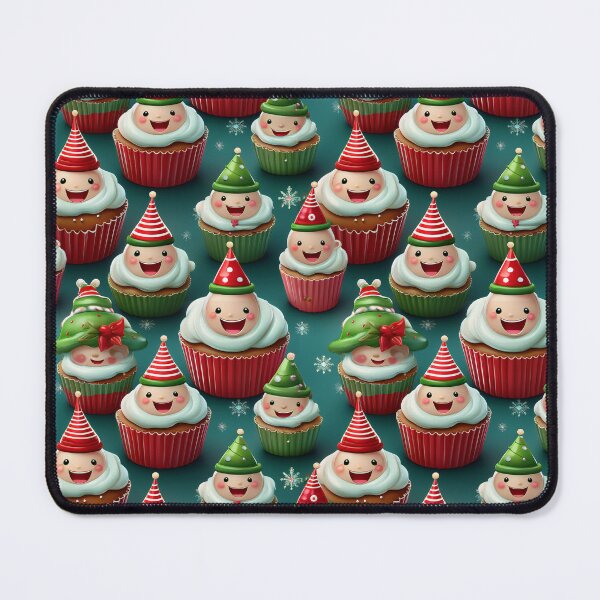 Item preview, Happy Cupcake Feast: A delicious pattern featuring cupcakes topped with Heaps of Fun designed and sold by Grang Art Artistic Designs.