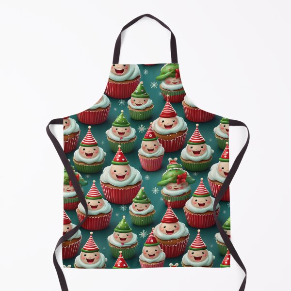 Item preview, Happy Cupcake Feast: A delicious pattern featuring cupcakes topped with Heaps of Fun designed and sold by Grang Art Artistic Designs.