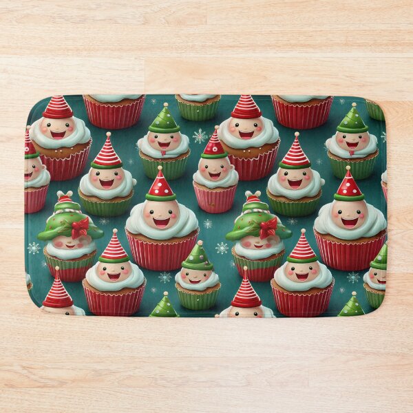 Item preview, Happy Cupcake Feast: A delicious pattern featuring cupcakes topped with Heaps of Fun designed and sold by Grang Art Artistic Designs.