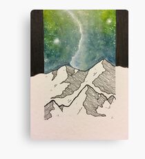Backdrop Mountains Canvas Print