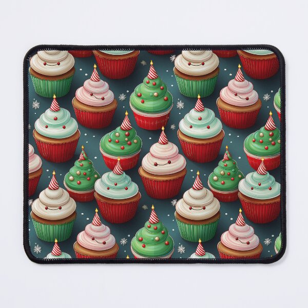 Item preview, Yummy Happy Cupcakes: A delicious pattern featuring cupcakes topped with Heaps of Fun designed and sold by Grang Art Artistic Designs.