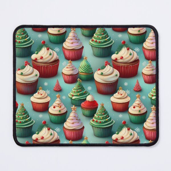 Item preview, Festive Cupcake Delight: A delicious pattern featuring cupcakes topped with Heaps of Yum designed and sold by Grang Art Artistic Designs.