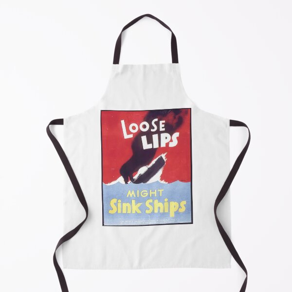 Item preview, Loose Lips Might Sink Ships designed and sold by Angry Swan Designs.