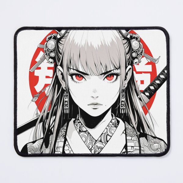 Item preview, Female Samurai - red and black  designed and sold by Weatherwaxx.