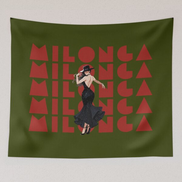 Item preview, MILONGA TANGO DANCER LOVERS GIF  designed and sold by La Loca.