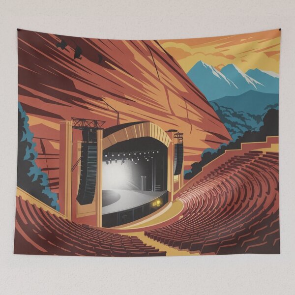 Item preview, Denver Vintage Travel Poster designed and sold by TravelerRat.