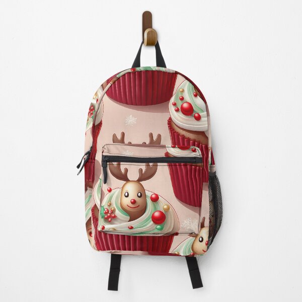 Item preview, Reindeer's Cupcake Heaven: A delicious pattern featuring cupcakes topped with Donkeys for Heaps of Yum designed and sold by Grang Art Artistic Designs.