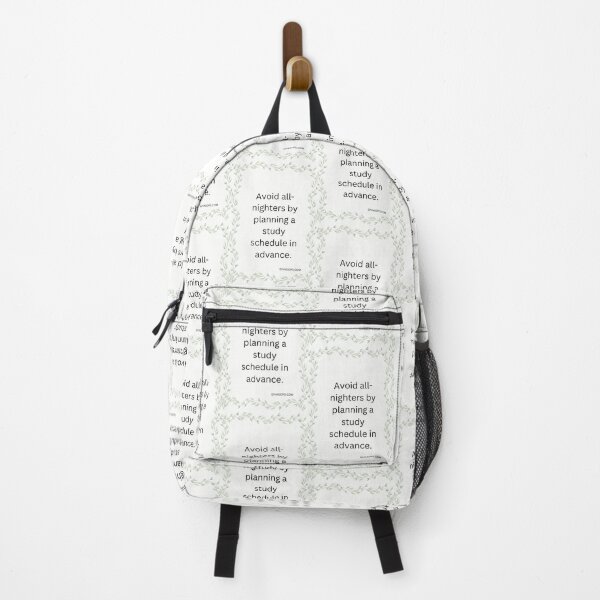Item preview, Avoid all-nighters by planning a study schedule in advance. designed and sold by CUTESTUFFnow.