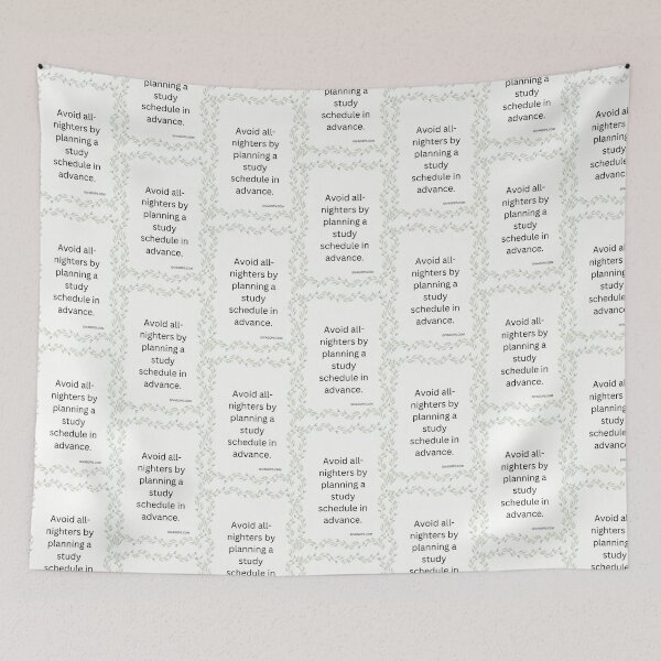 Item preview, Avoid all-nighters by planning a study schedule in advance. designed and sold by CUTESTUFFnow.