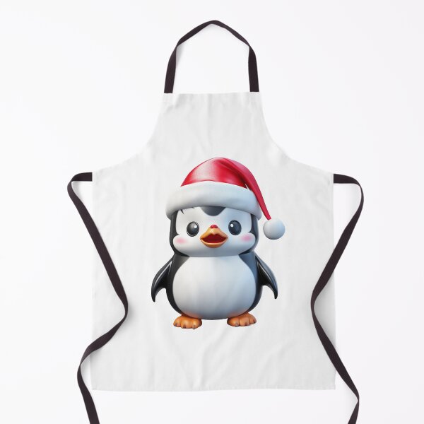 Item preview, Chibi Christmas Pinguin with Red Santa Hat designed and sold by KawaiiArtStyle.