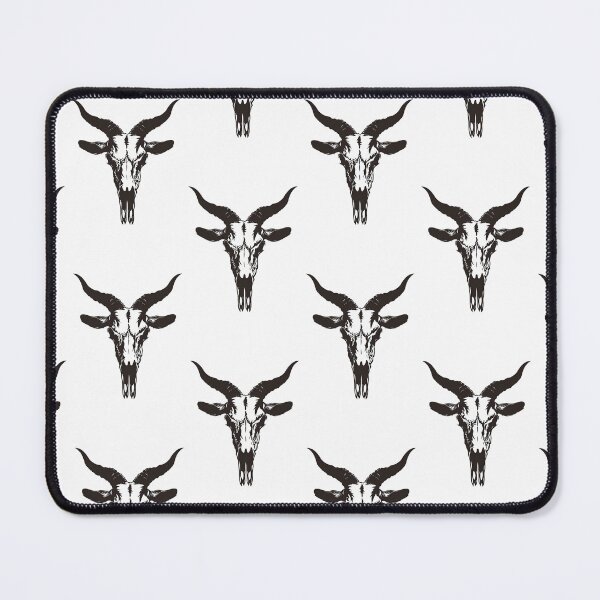Item preview, Goat Skull Illustration with Dark Aesthetic designed and sold by Piotrek0001.