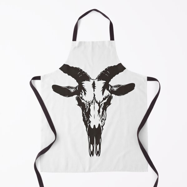 Item preview, Goat Skull Illustration with Dark Aesthetic designed and sold by Piotrek0001.