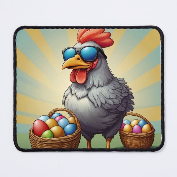 Item preview,  Easter Egger Chicken with glasses Retro designed and sold by polo-designs.