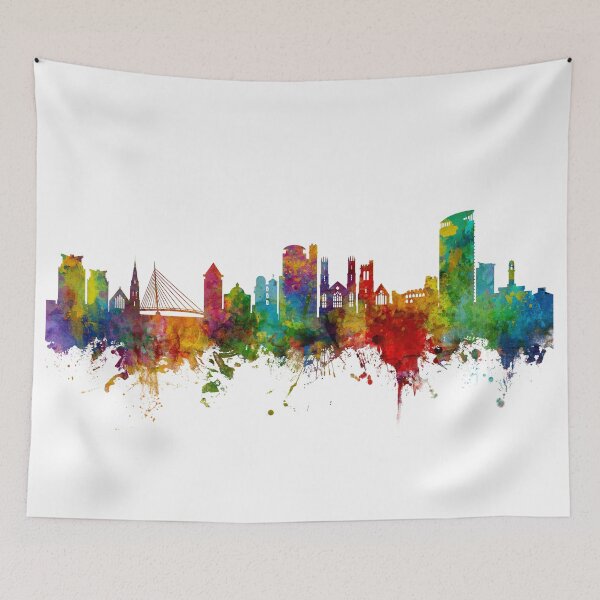 Item preview, Swansea Wales Skyline designed and sold by ArtPrints.
