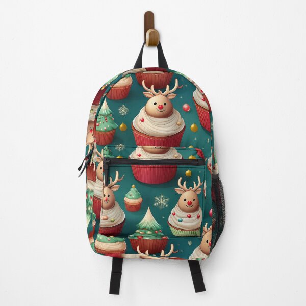 Item preview, Sweetest Christmas: A heartwarming pattern featuring cupcakes topped with Reindeer designed and sold by Grang Art Artistic Designs.