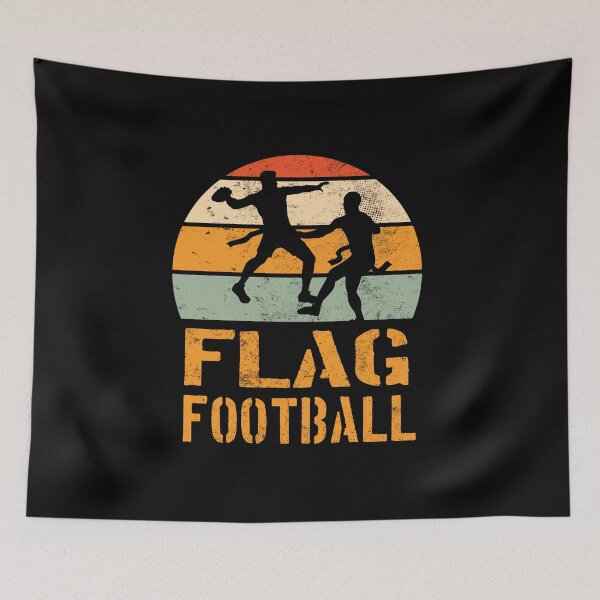 Item preview, Flag Football Retro Sport Player designed and sold by SpecialShirts.