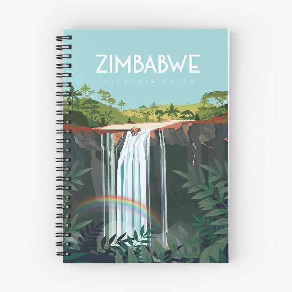 Item preview,  Zimbabwe  travel poster africa African safari poster designed and sold by Arctic frame studio.