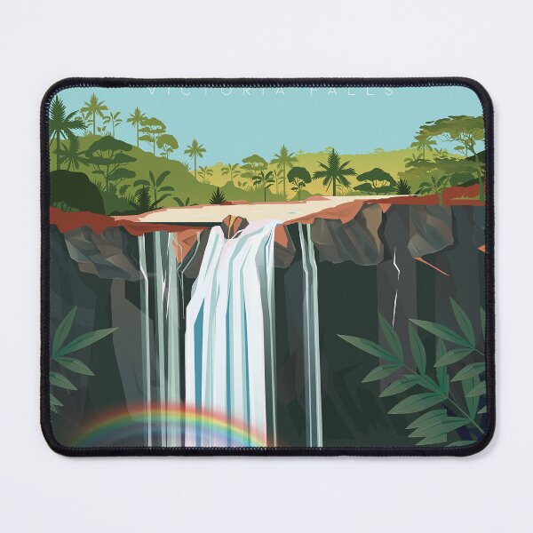 Item preview, Zimbabwe travel poster africa African safari poster designed and sold by Arctic frame studio.