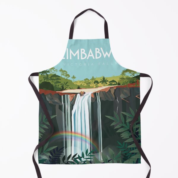 Item preview, Zimbabwe travel poster africa African safari poster designed and sold by Arctic frame studio.