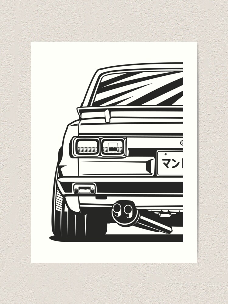 Skyline 2000 Gtr Hakosuka Art Print By Olegmarkaryan Redbubble