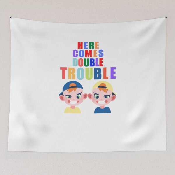 Item preview, Kopie von Kopie von Kopie von Here comes trouble naughty redhead boy kids gift designed and sold by Endo Designs - cause Love and Life matters.