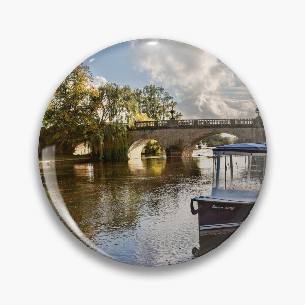 Item preview, Wallingford Bridge Autumn Riverscape designed and sold by IanWL.