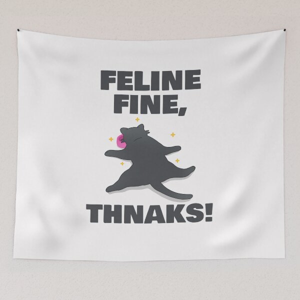 Item preview, Feline Fine Thanks designed and sold by 87-Aesthetics.