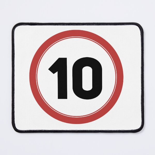 Item preview, Speed limit 10, happy 10 year anniversary designed and sold by Wolagno.