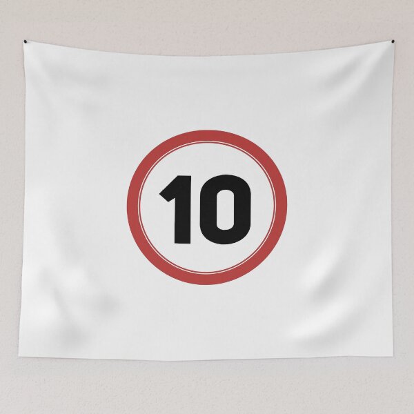 Item preview, Speed limit 10, happy 10 year anniversary designed and sold by Wolagno.